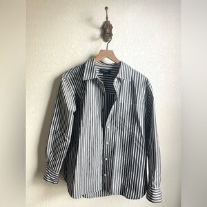 Banana Republic Women’s Striped Button Down Shirt
